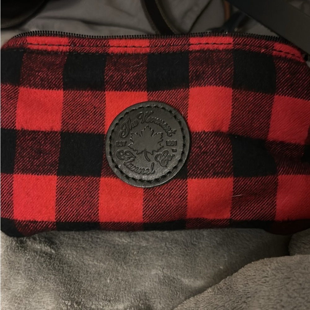 Vermont Flannel Buffalo plaid crossbody /clutch bag